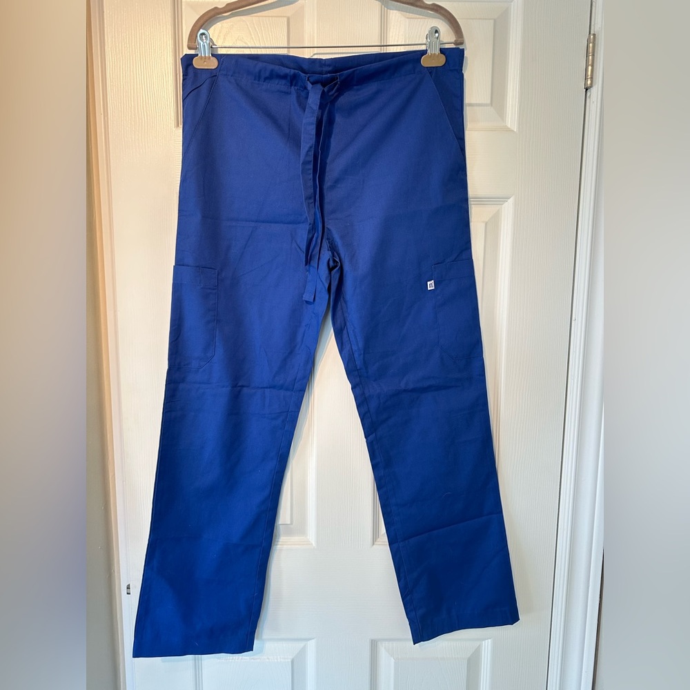 Meridian Unisex Blue Scrub Pants